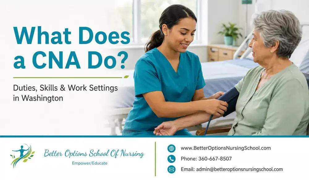 What Does a CNA Do in Washington? Duties & Skills